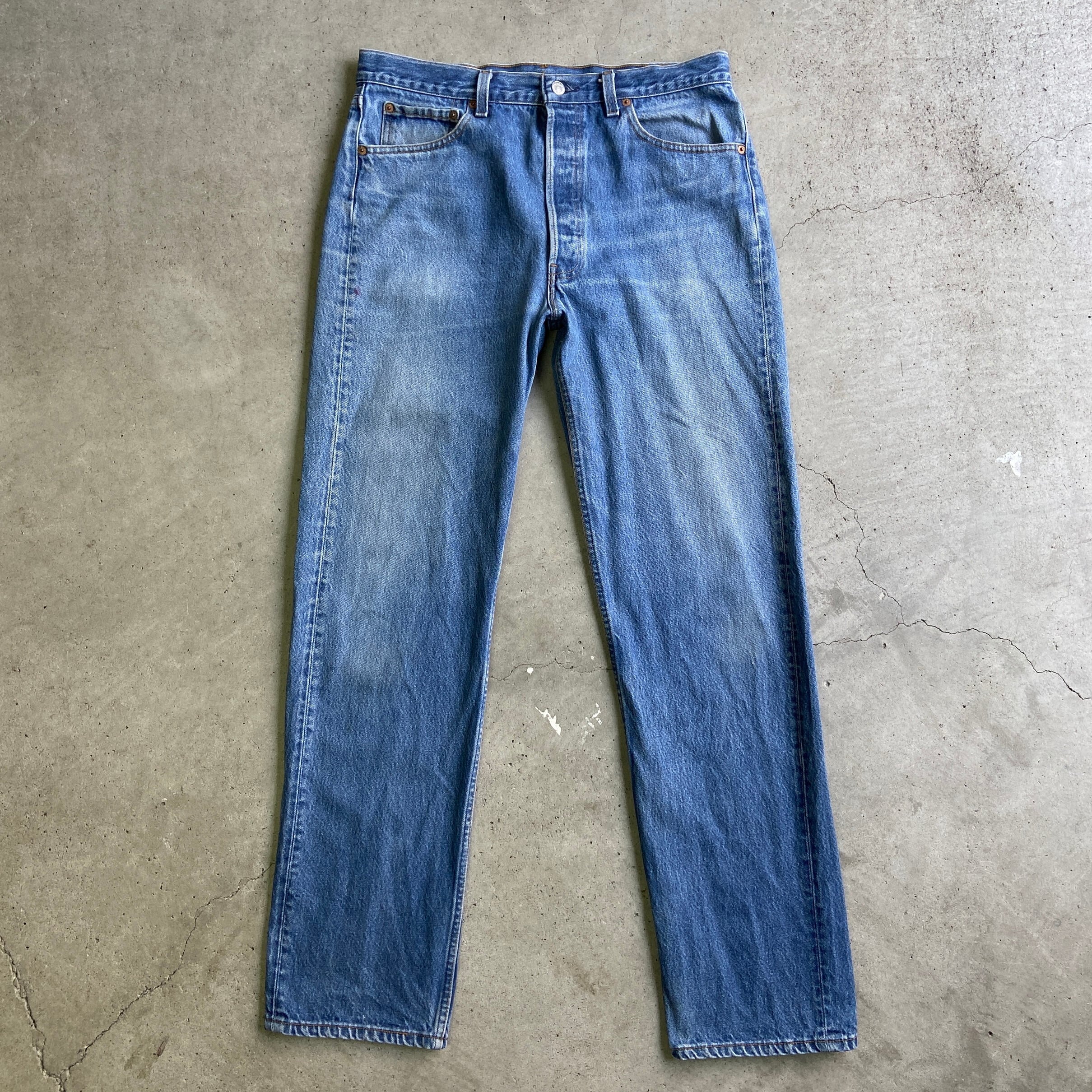 90年代 USA製 Levi's リーバイス 501 ストレート デニムパンツ メンズW36 古着 90s ビンテージ ヴィンテージ 95年製  【デニムパンツ】【AN20】【PS2307P】 | cave 古着屋【公式】古着通販サイト