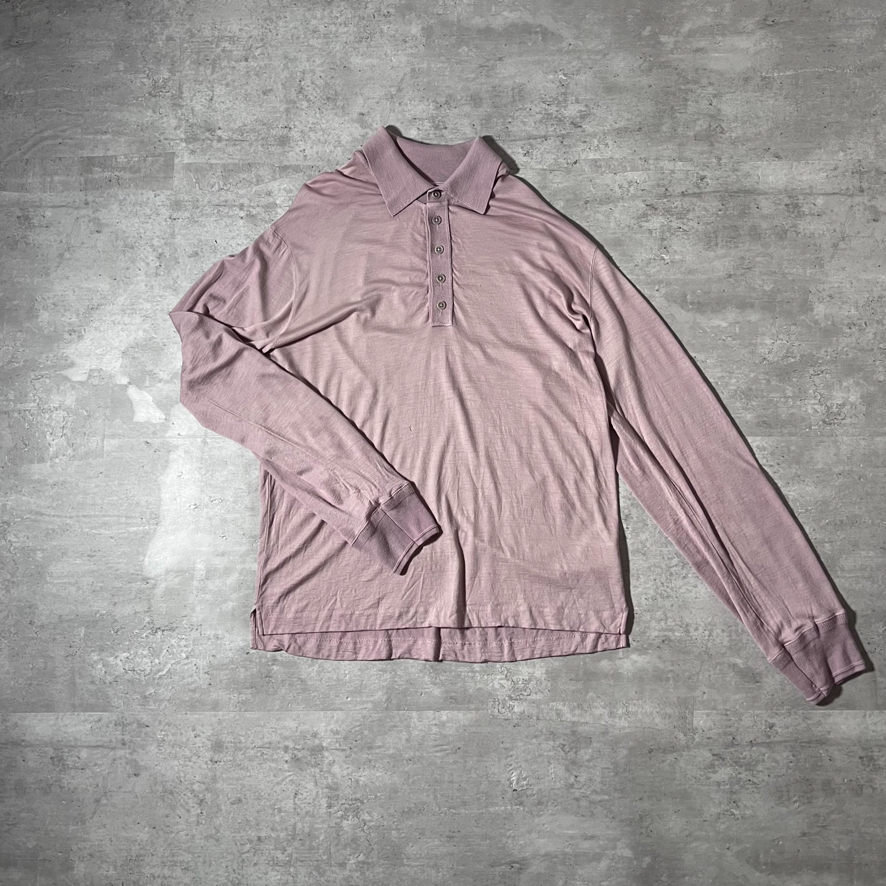 90s-00s C.P. company light wool long sleeve polo shirt 90年代 ...
