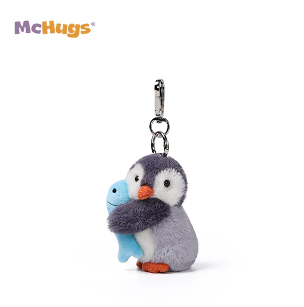 Fishing Glacier Penguin Bag Charm_MC600344