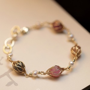 淡水パールビーズブレスレット W10128