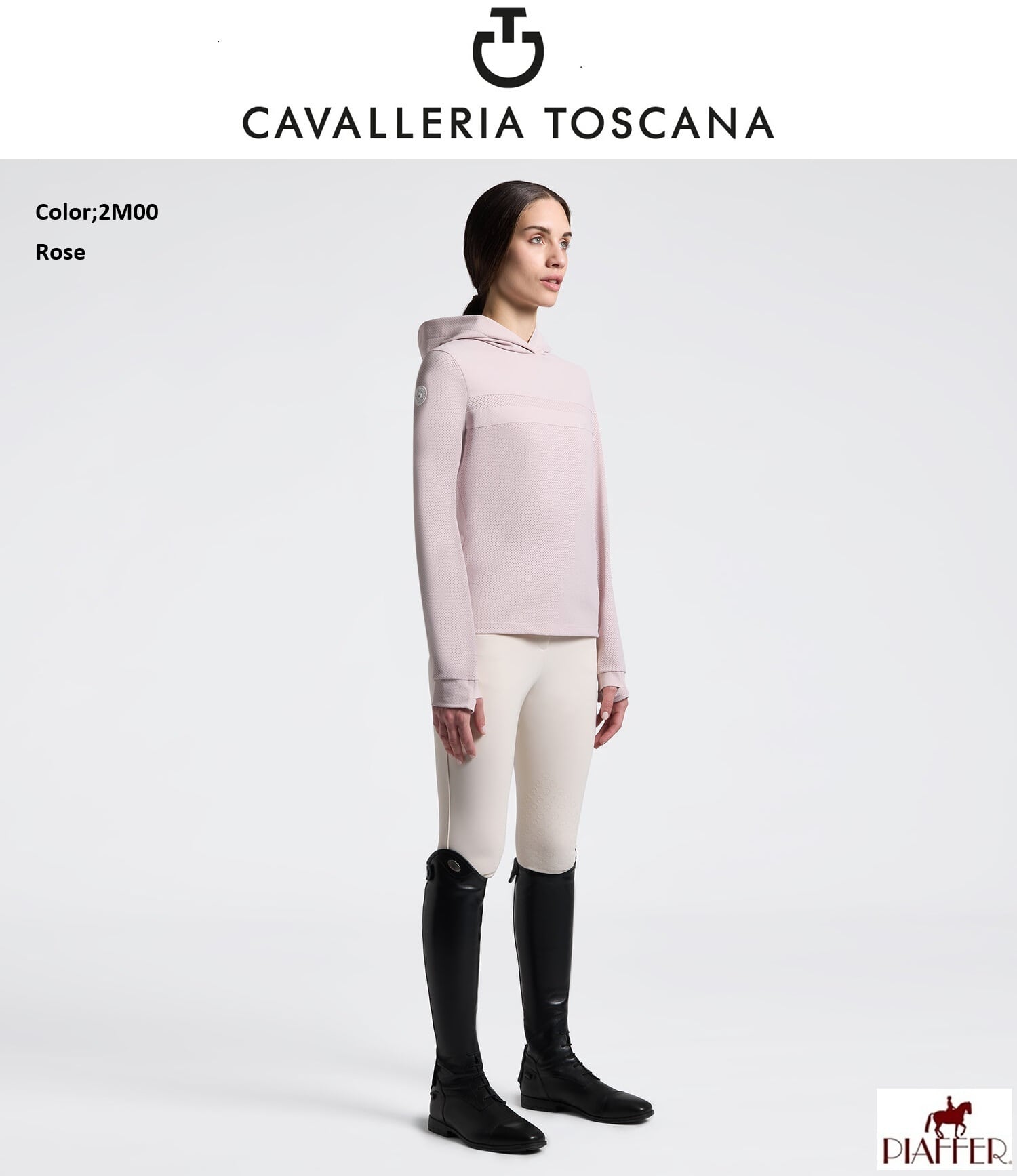 CAVALLERIA TOSCANA カバレリアトスカーナ ノースリーブトップス  ホワイト XS CavalleriaToscanaレディス スエットシャツ MAD157 JF236 | 乗馬用品