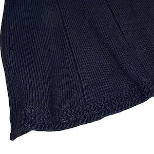 2002AW CHANEL cashmere silk knit skirt