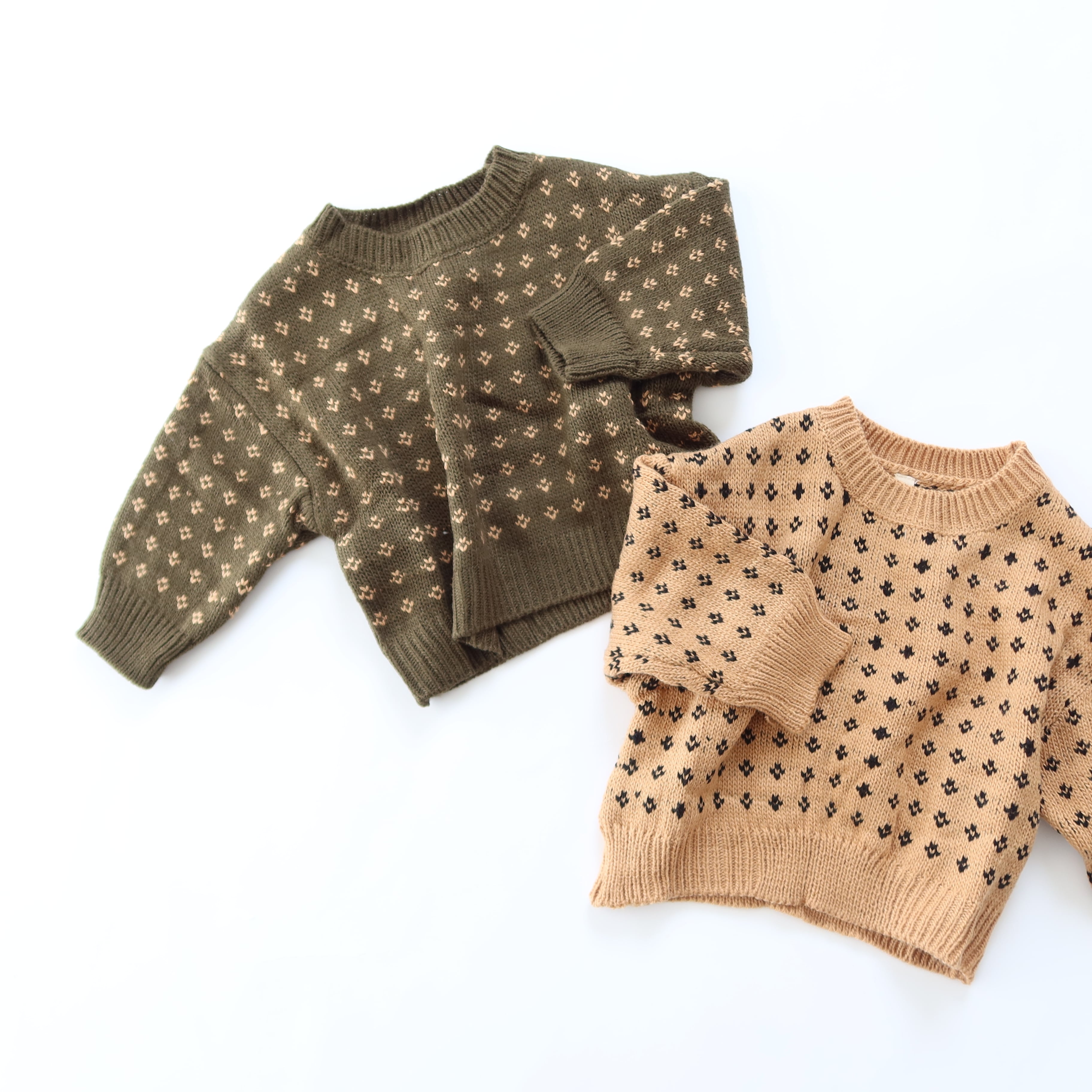 デザインニットプルオーバー