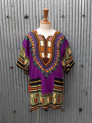 "PATTRA" African batik tops dashiki / "パトラ" アフリカンバティック トップス ダシキ