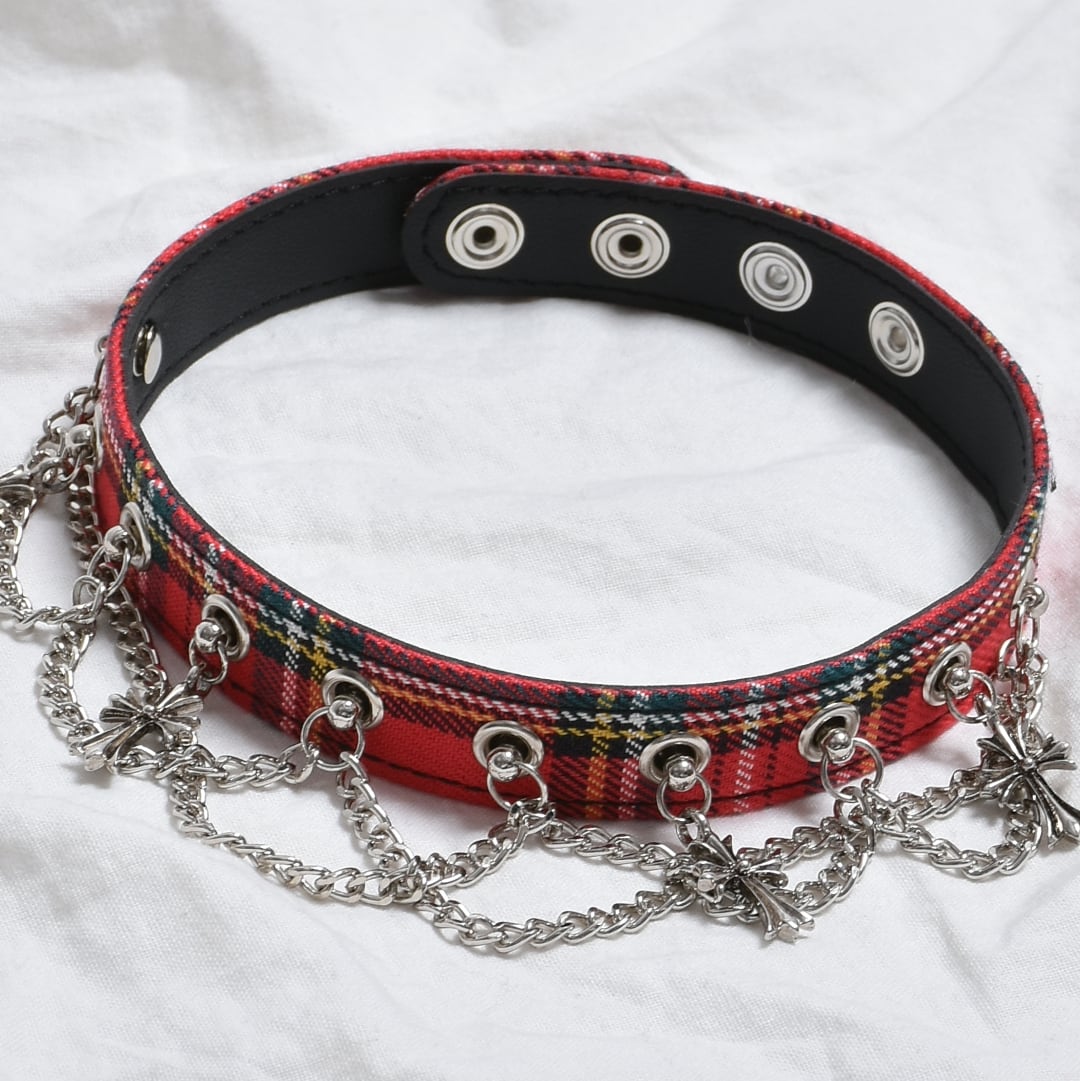 チョーカー　なにこれ ACRO SELECT【アクロ セレクト】Dカンクロスチェーンチョーカー/全1色