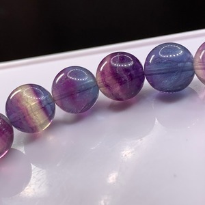 f127.多彩な濃厚グラデーションフローライトブレスレット