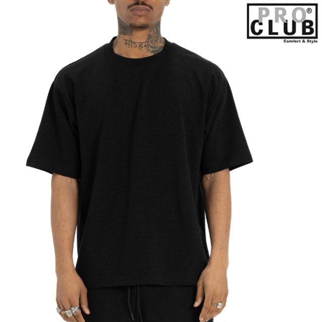 PRO CLUB / プロクラブ「Heavy Weight Wide Performance T-shirts Black」