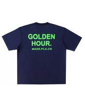 レタープリントオーバーサイズ半袖Tシャツ S0542