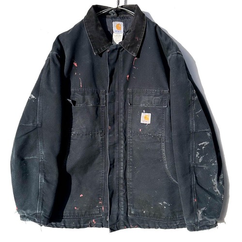 [Carhartt - Made In Mexico] Vintage High Aged Black Duck Traditional Coat [2006s] Vintage Traditional Coat