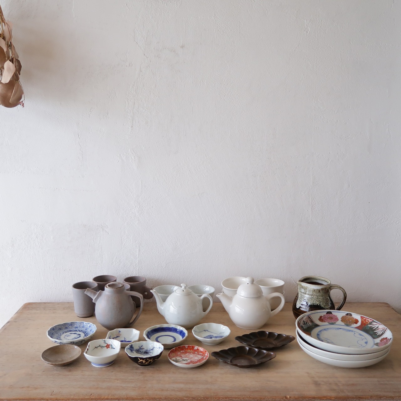 海老と貝殻の豆皿