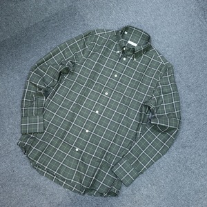"未使用品" ORIAN CHECK BUTTON DOWN SHIRT《39》
