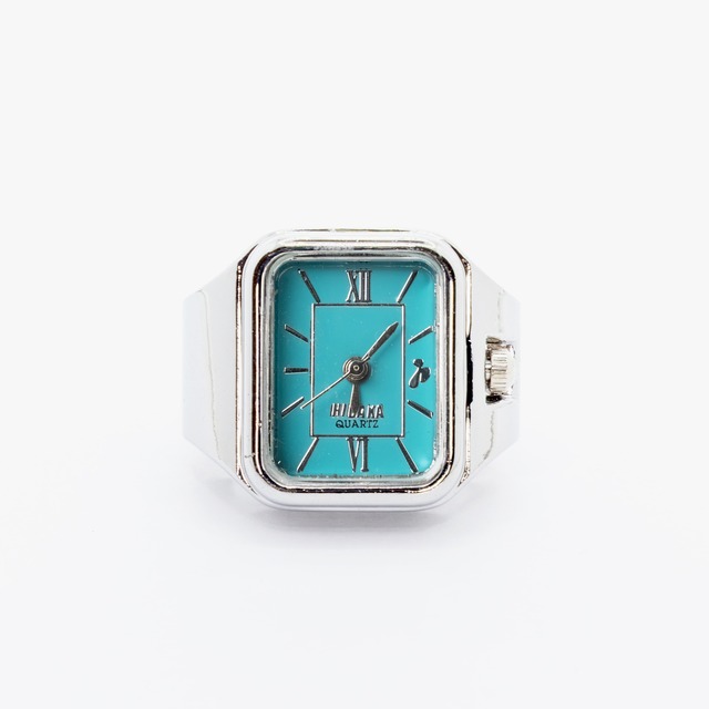 HIDAKA 26AW LEGACY RING WATCH (SILVER/T-BLUE)