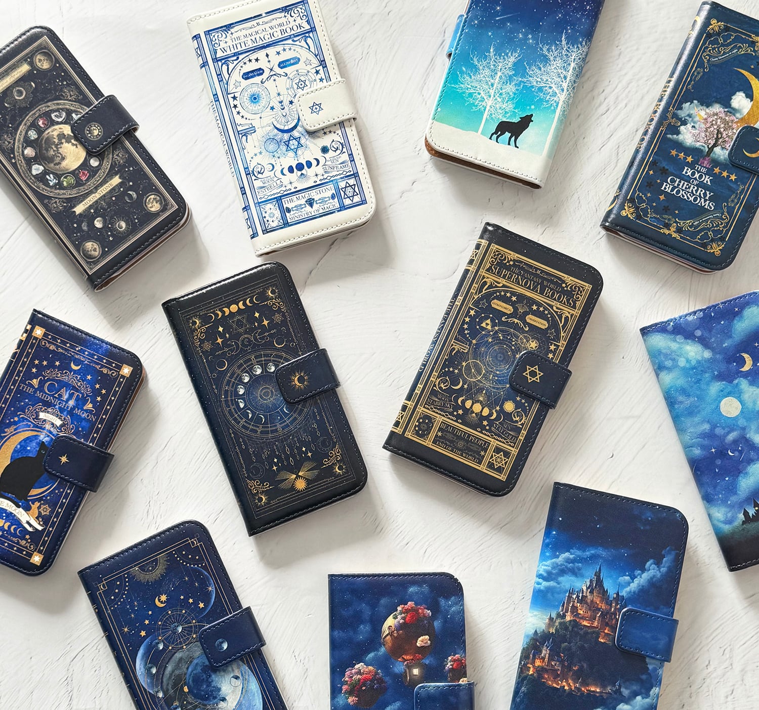 DREAM NIGHT柄 手帳型スマホケース iPhoneケース 全機種対応 | LALA