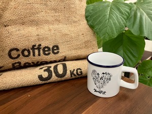 茅ヶ崎市内にお住まいの方限定！えっくるすロゴ入りマグカップ 1個（ドリップパック1個付き）