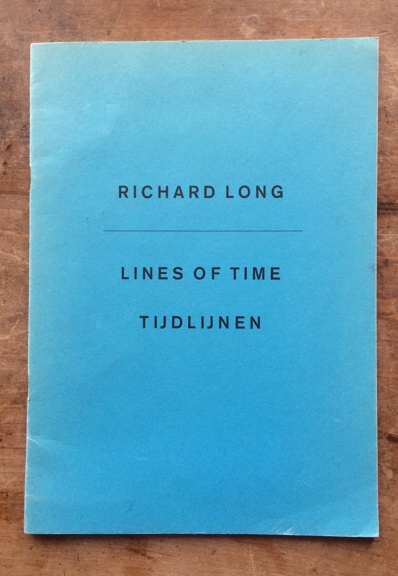 【絶版洋古書・稀少】リチャード・ロング　Richard Long. Lines of Time/Tijdlijnen　ed500　（アーティストブック）　[160952389]