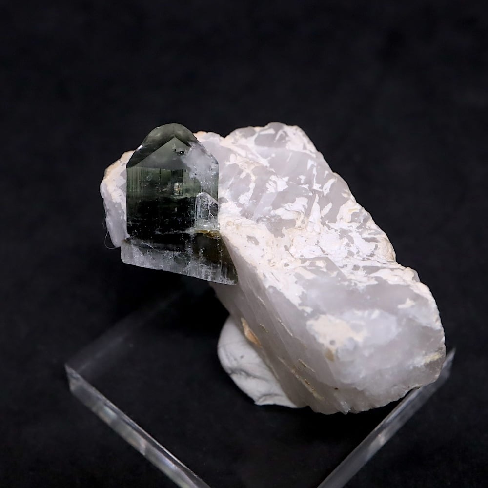 バイカラートルマリン 電気石 母岩付き 17,4g T603 鉱物　天然石　原石　パワーストーン | 鉱物 天然石 American Minerals  + Gemmy You powered by BASE
