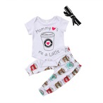 フラペチーノ柄 セットアップ 3点セット