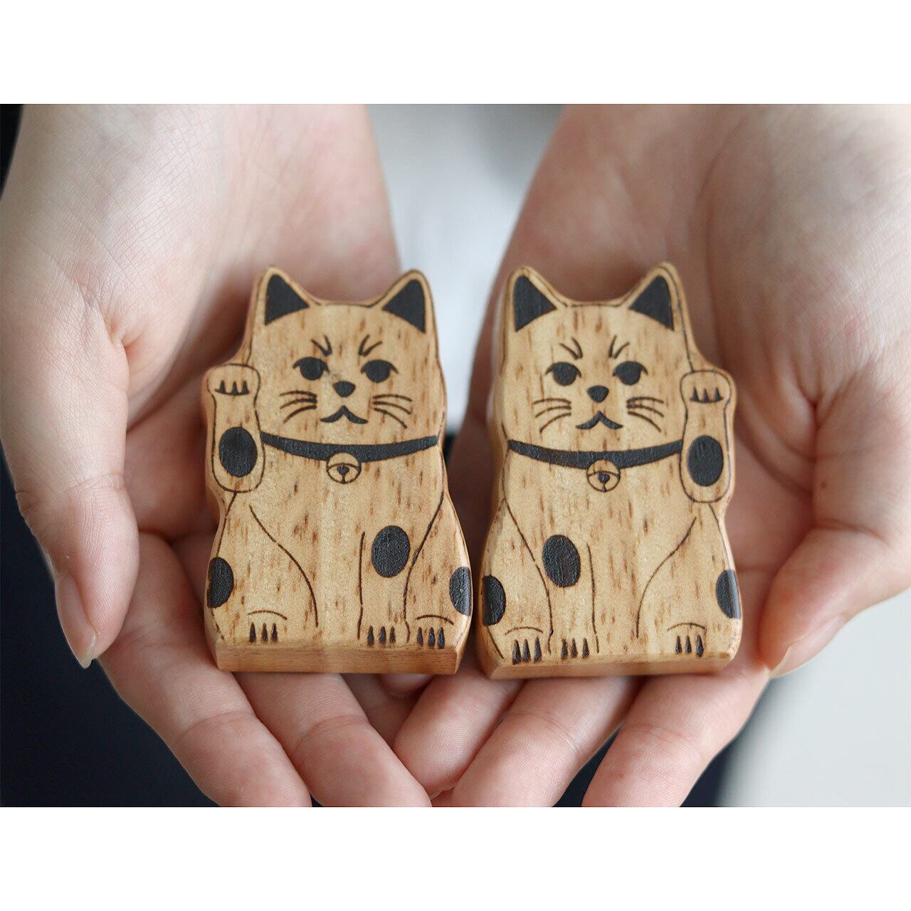 NEIN MARKE ナインマーケ | ウッドオブジェ だるま＆まねきねこ 木製
