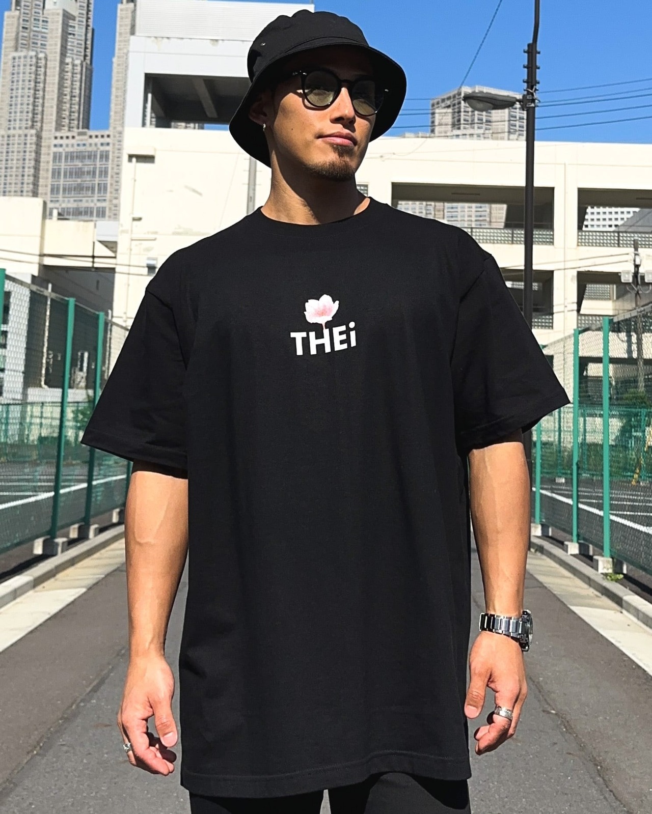 SAKURA T-SHIRT - BLACK