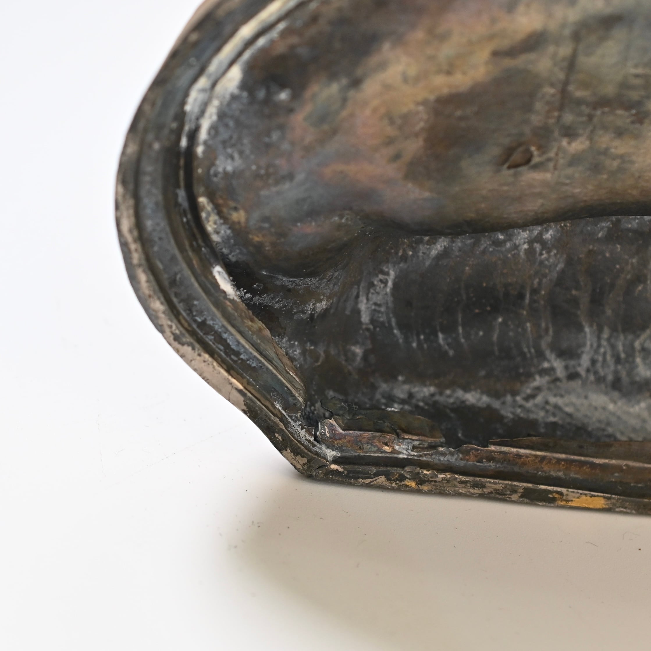 20's~ Vintage Iron Fireman Advertising Ashtray | Button Works