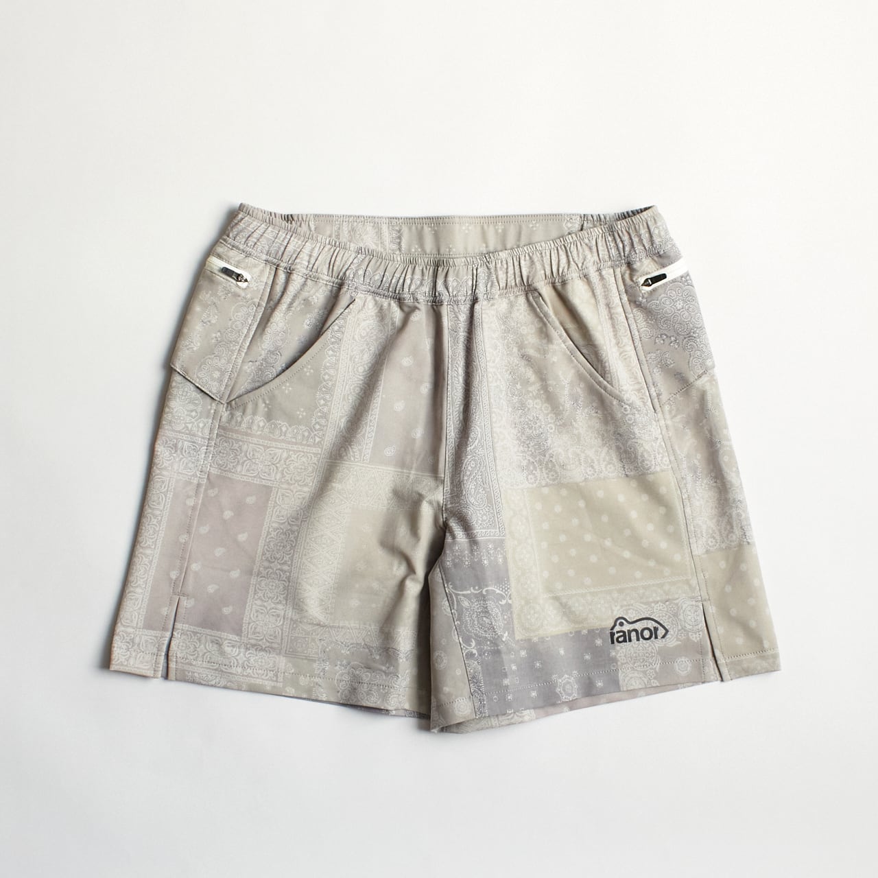 ranor バンダナ　ショートパンツ　BANDANA バンダナミドルショーツ BE - SHORTS MIDDLE ranor（ラナー）BANDANA SHORTS MIDDLE ウォーキング・ランニングウェア