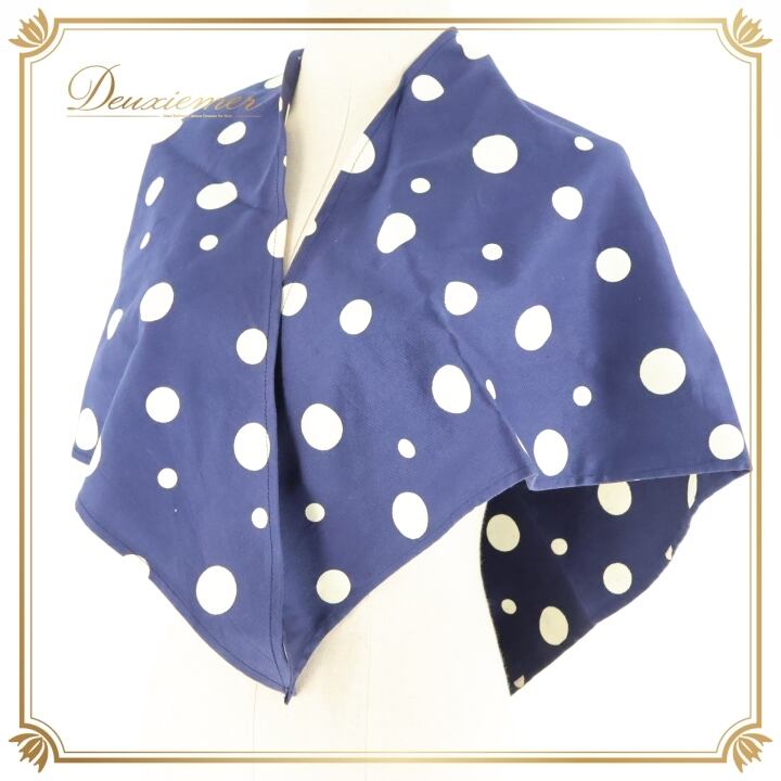 フラメンコ　マントンシージョ　ブルージョーゼット ミニサイズブーゲンビリア水玉 フラメンコ マントンシージョ ブルージョーゼット ミニサイズ