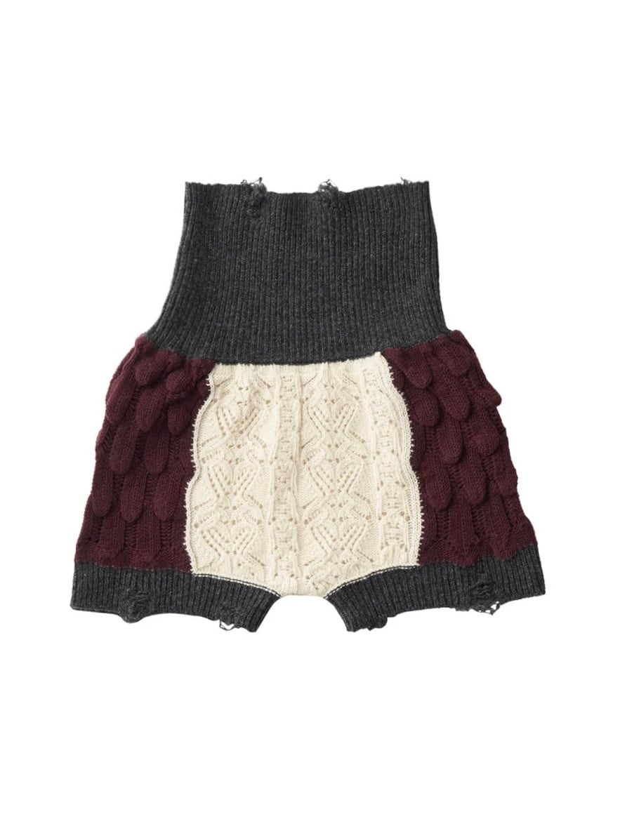 25AW】HOUGA ホウガ / alter pants / ニットショートパンツ | TRENT online