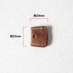 一点もの｜レザー キーキャップ｜Leather Key-cap(R)｜レギュラーサイズ｜クリムゾンレッド"トイプ―"-ブルードッグ｜007