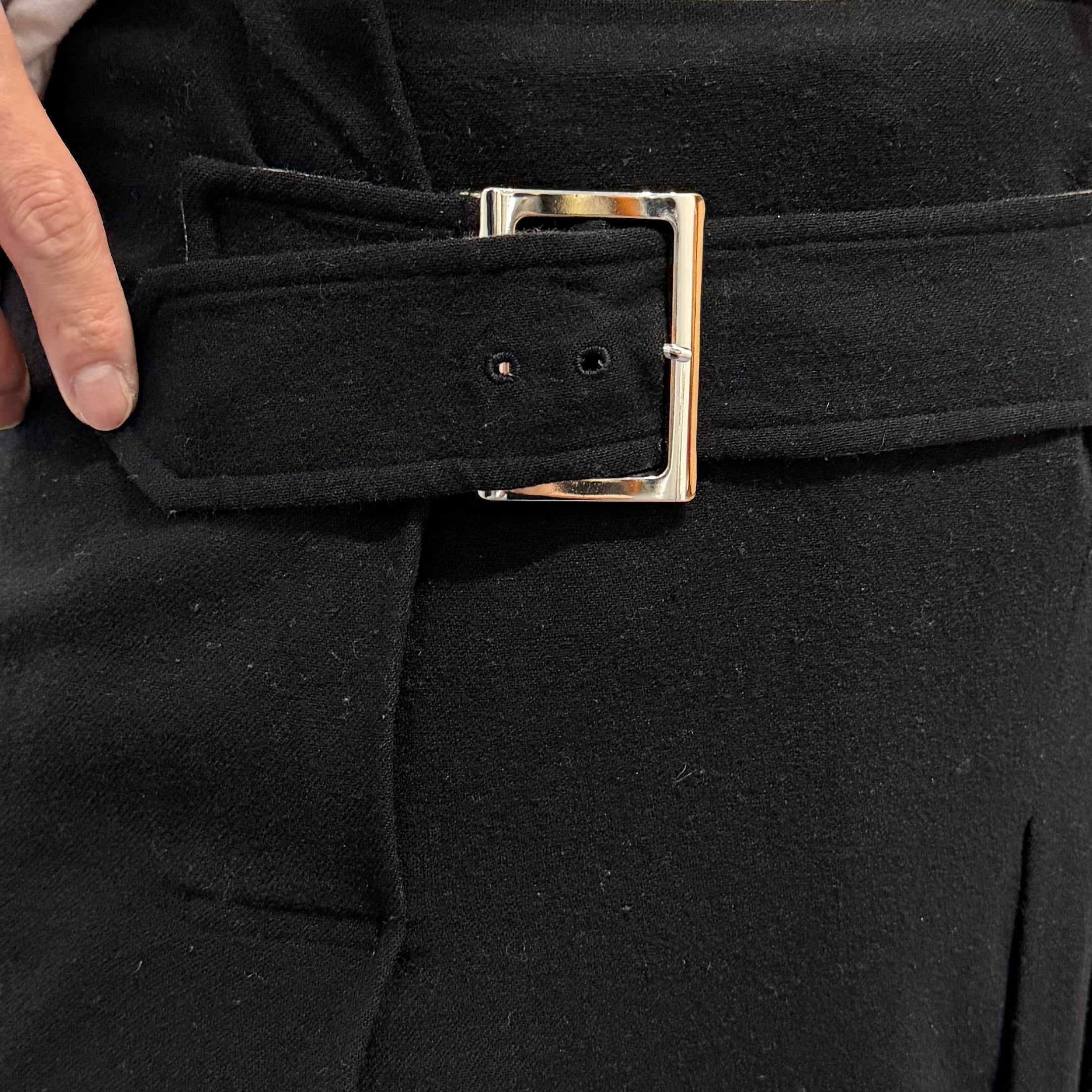 Yohji Yamamoto+NOIR スリット ロングスカート ヨウジヤマモト