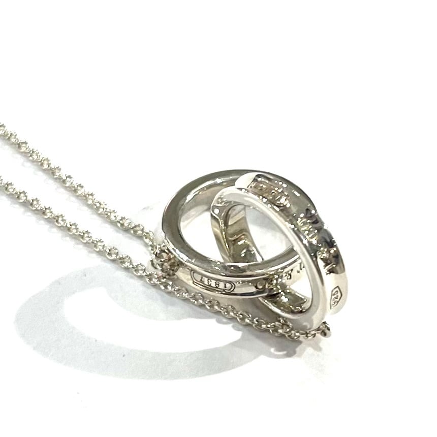 TIFFANY&CO.】2625 インターロッキング サークル ネックレス SV925