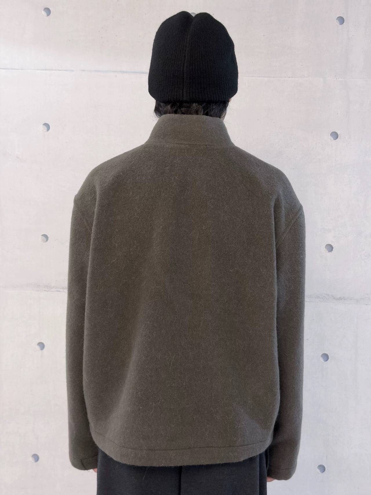 UNDERMINE Wool Alpaca Zip Jacket