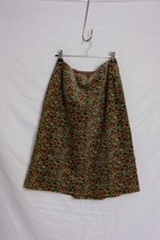 Flower pattern box skirt
