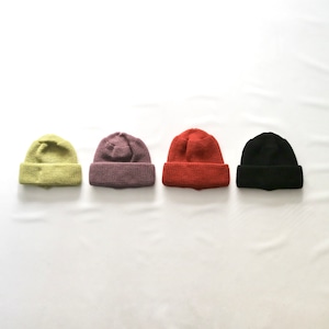 【LEUCHTFEUER ロイフトフォイヤー】-JUIST- WOOL KNIT CAP ウールニットキャップ (4COLORS)