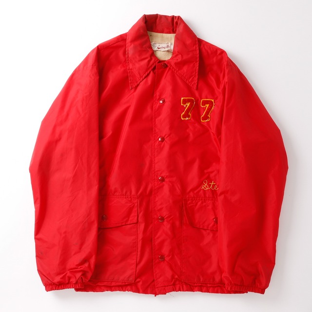 【希少】60s special vintage jacket nylon fabric blouson made in USA   "LOREN SOUERS"／  60年代 ヴィンテージ  ナイロン ジャケット ブルゾン サイズS 実寸ML USA製 レッド ミントコンディション