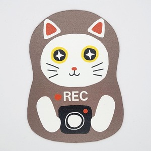 ニャンリョーシカ ドライブレコーダー搭載アピール 車用マグネットステッカー