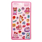 ぷっくりクリアシール　ココちゃん②