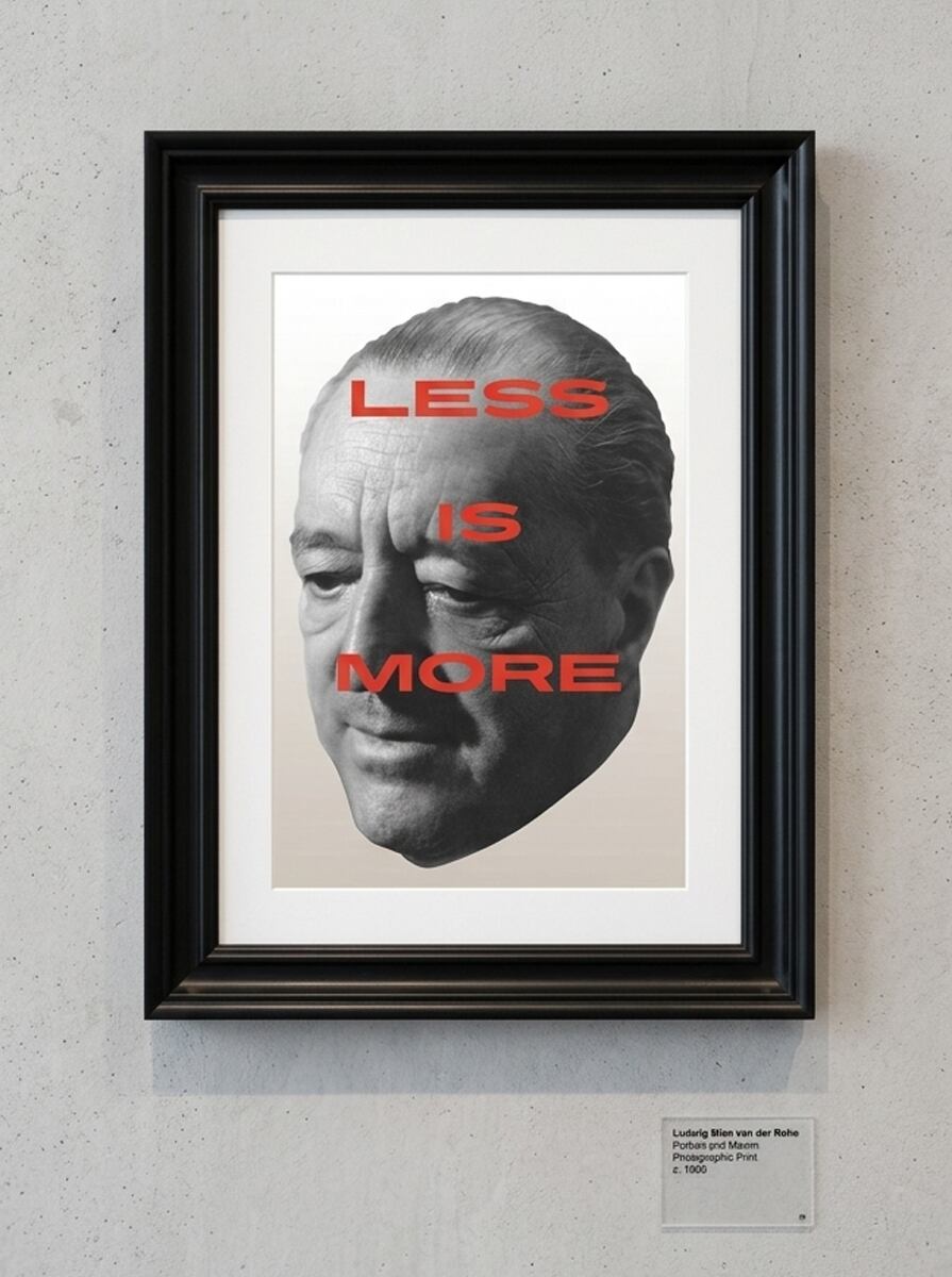 建築家 ミース・ファン・デル・ローエ LESS IS MORE Part.2 デザイン