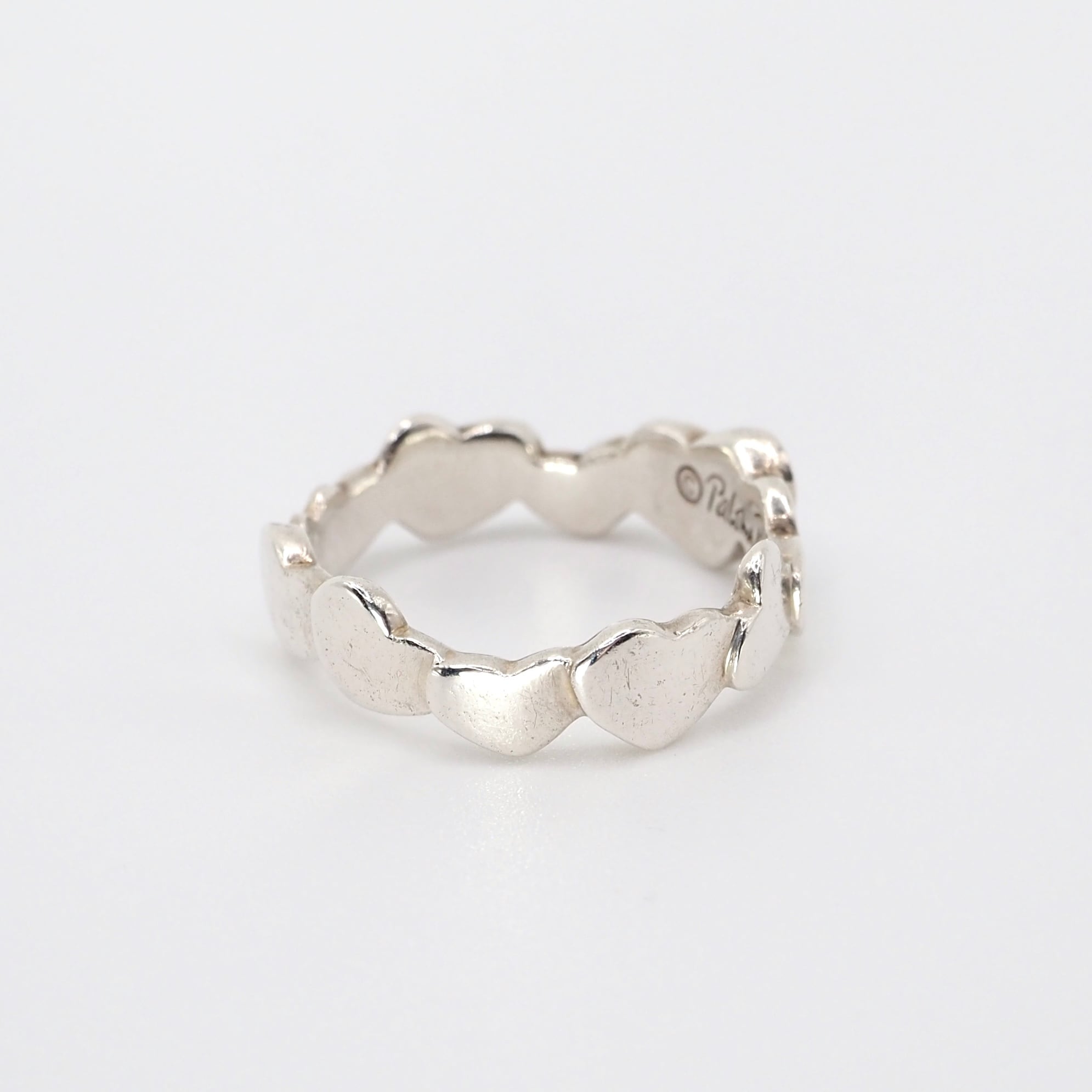 Tiffany&Co. 約11号 モダンハート リング シルバー925 ティファニー