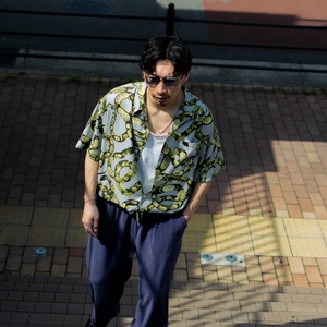 Allover snake pattern S/S shirt <Limited>