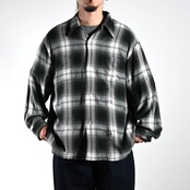 BOWWOW / REMADE RAYON PLAID SHIRT AGED