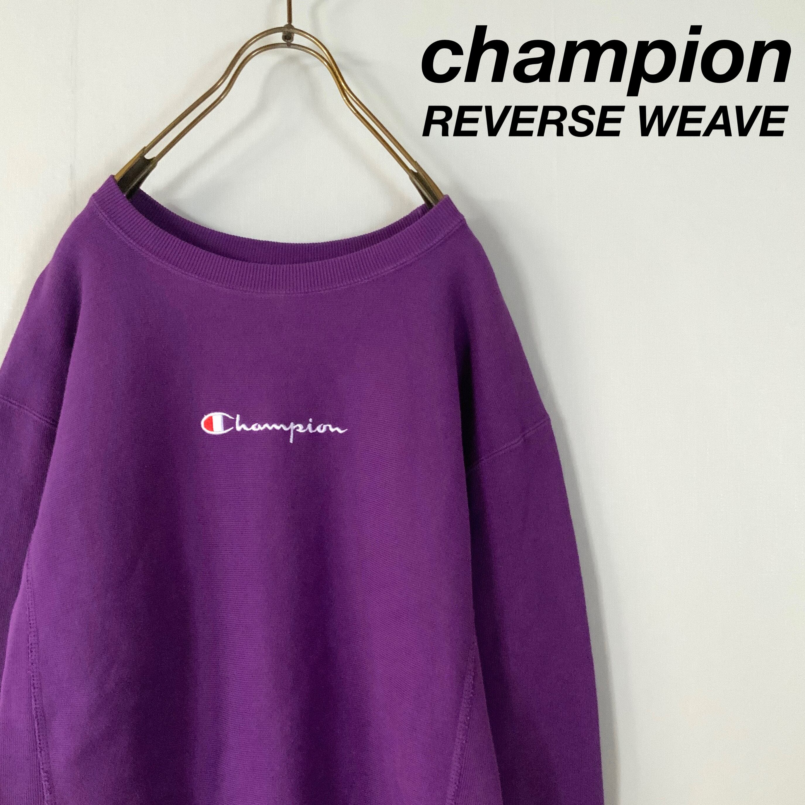 USA規格 青単 champion reverse weave ビッグ刺繍-