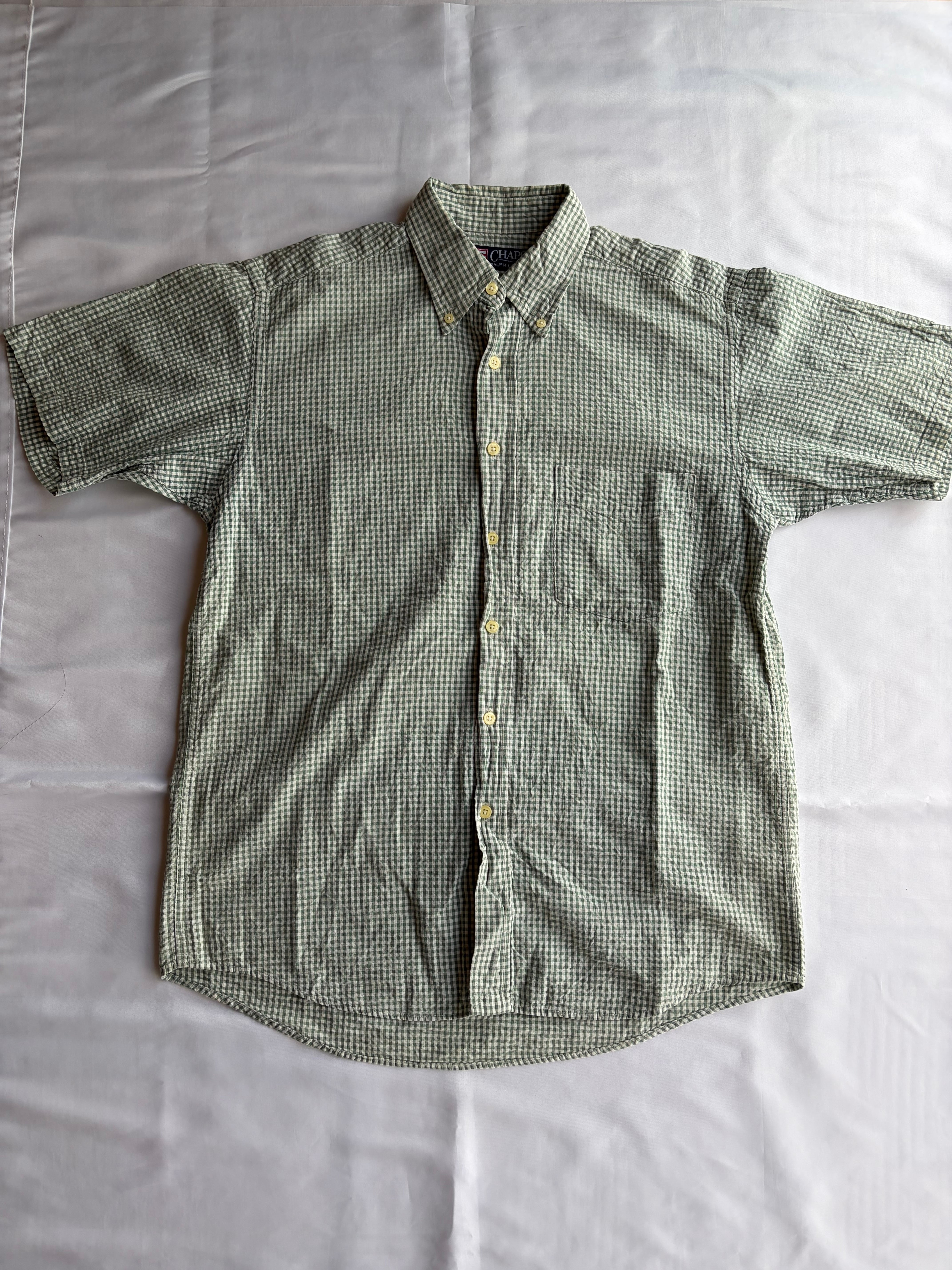 60s ARROW L/S Shadow Check Rayon Shirt / vintage ビンテージ 開襟