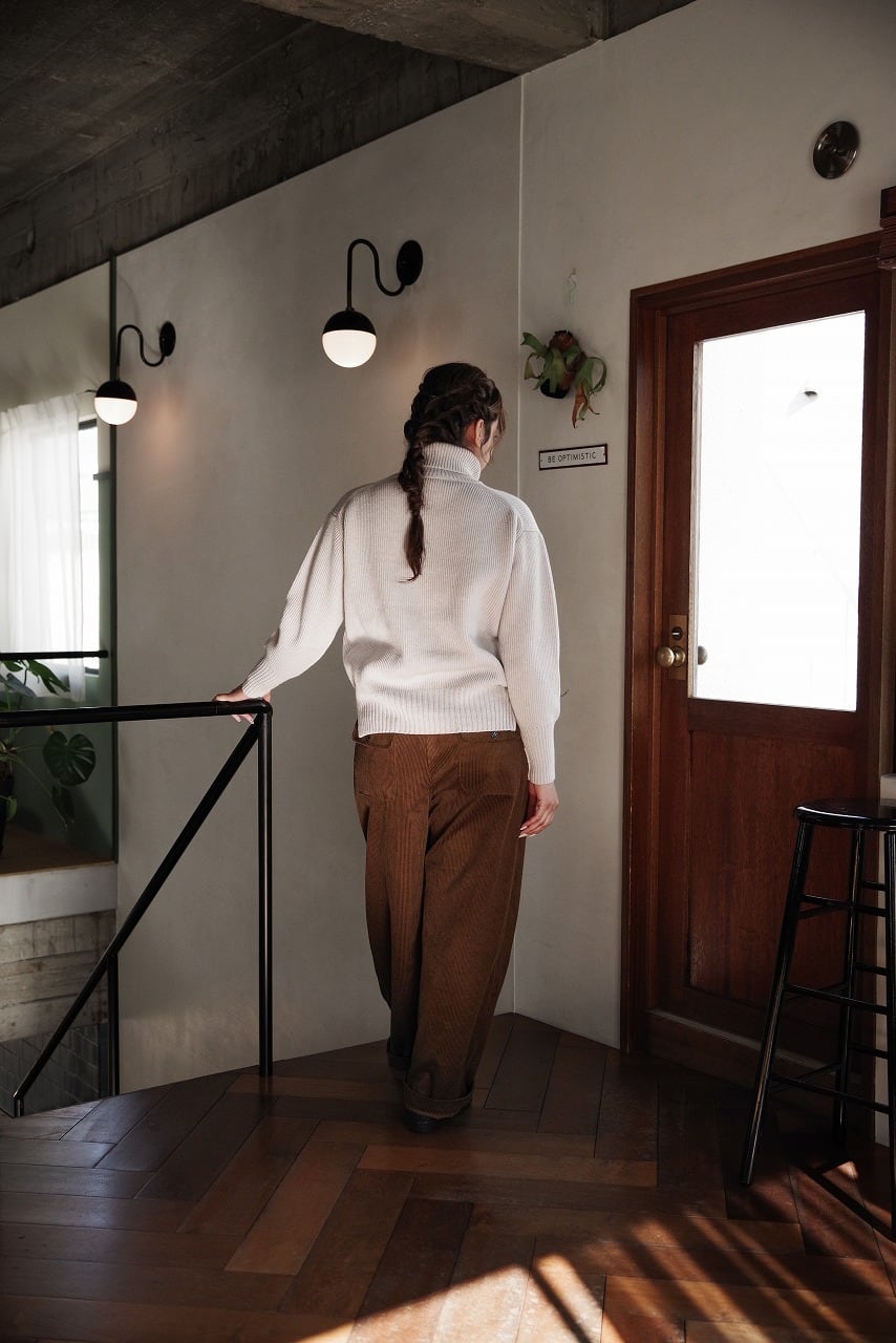 8W Organic Corduroy Wide Pants