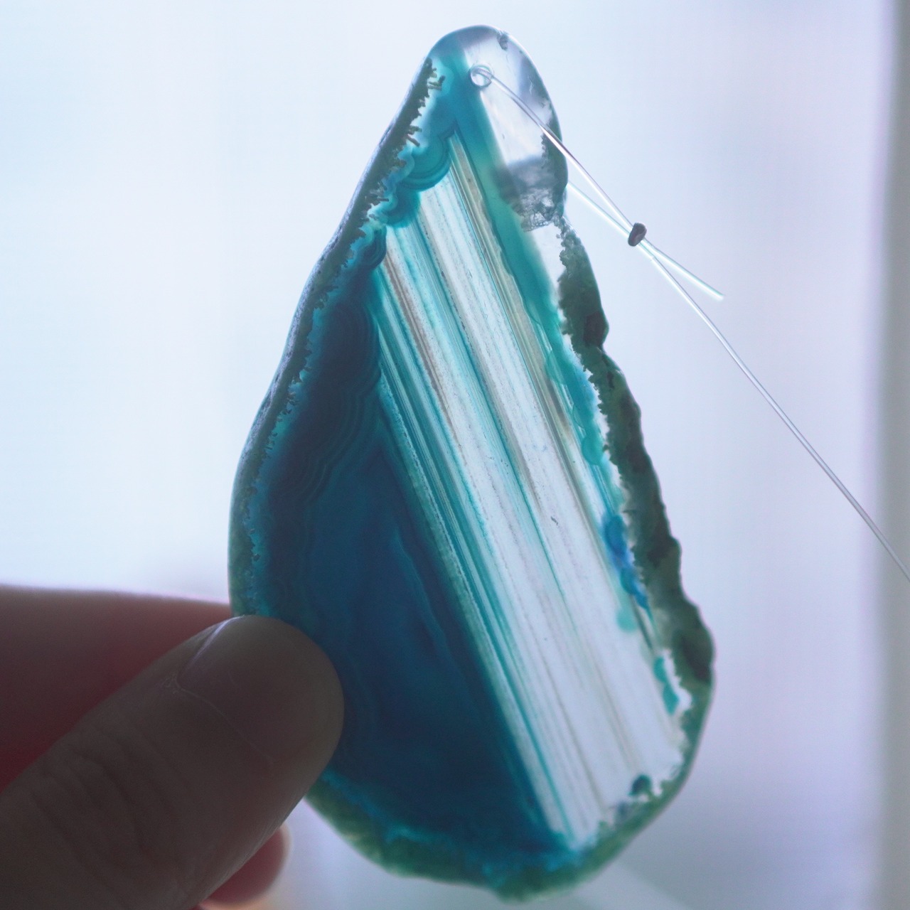 Sunset Beach - アゲートヒーリングチャイム / Agate Sun Catcher Wind Chime 165