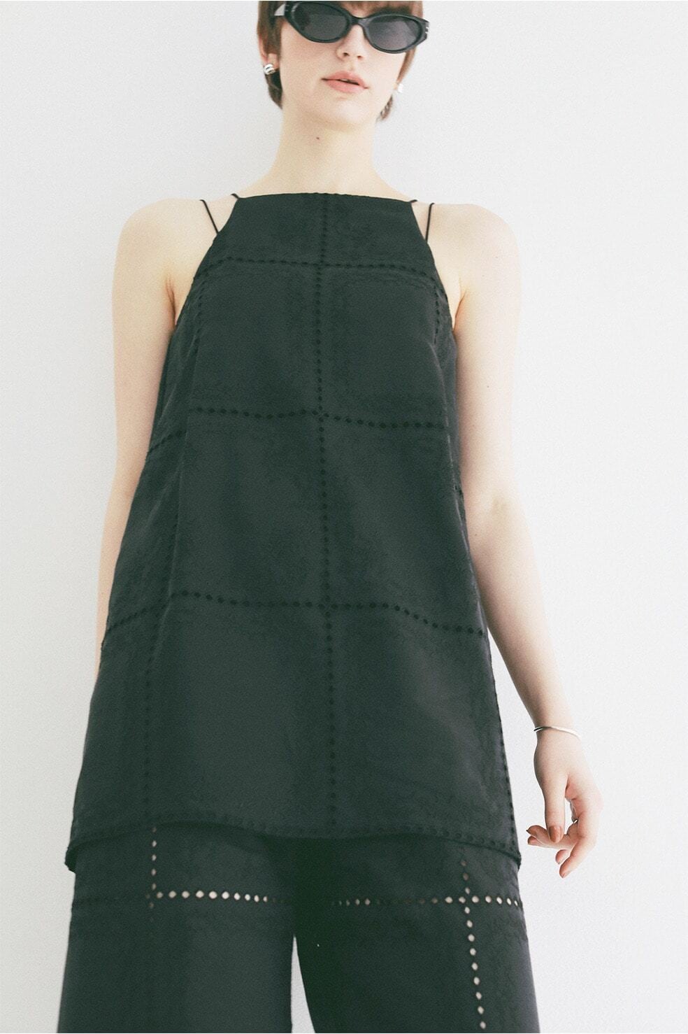 CLANE EMBROIDERY LACE CAMI ALL IN ONE 3色展開 | FLICKA ASHIYA