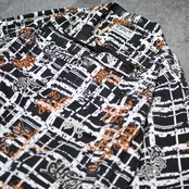 pattern cotton tracker jacket