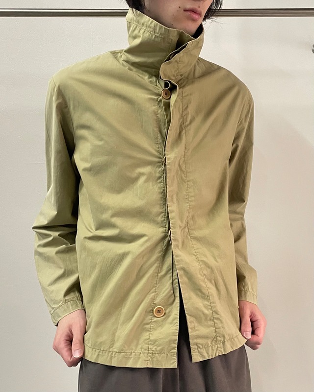 【1999's Helmut Lang】front fly high neck jacket