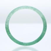 【内径 約58mm】princess/Guatemala 翡翠バングル A貨翡翠 jd_bg1400