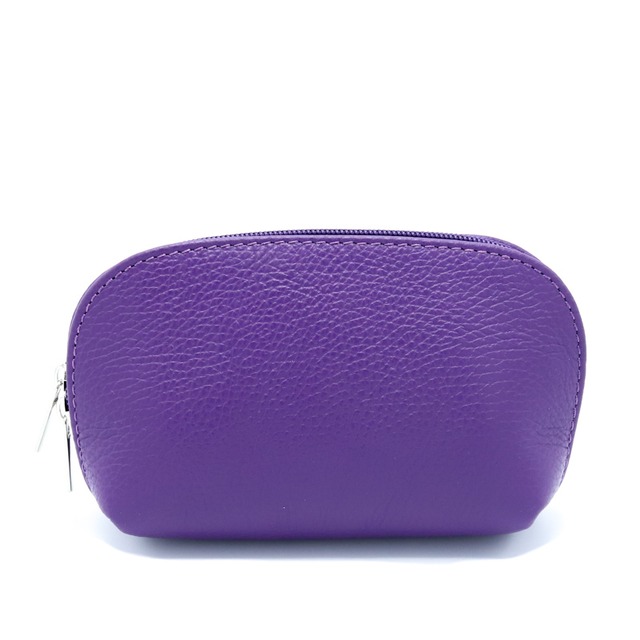 イタリア製 化粧ポーチ バッグインバッグ 紫・ライトパープル・ボルドー