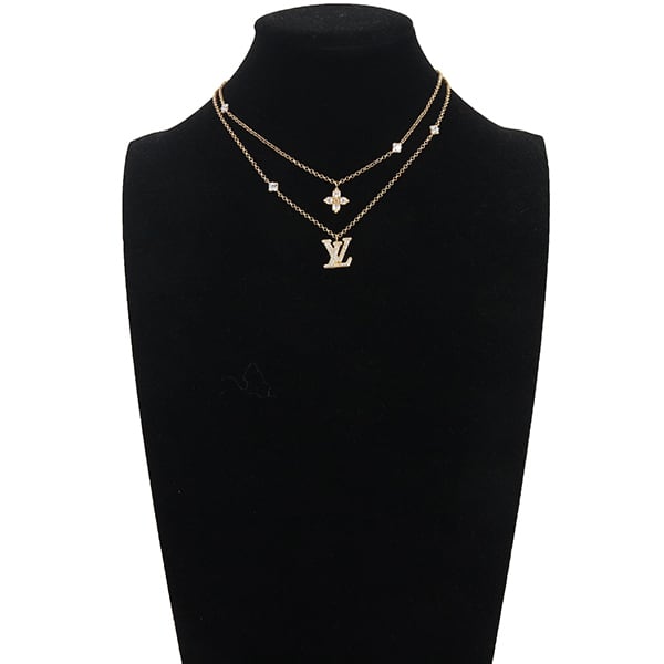 New LOUIS VUITTON ルイヴィトン ネックレス レディ LV M01845 メタル